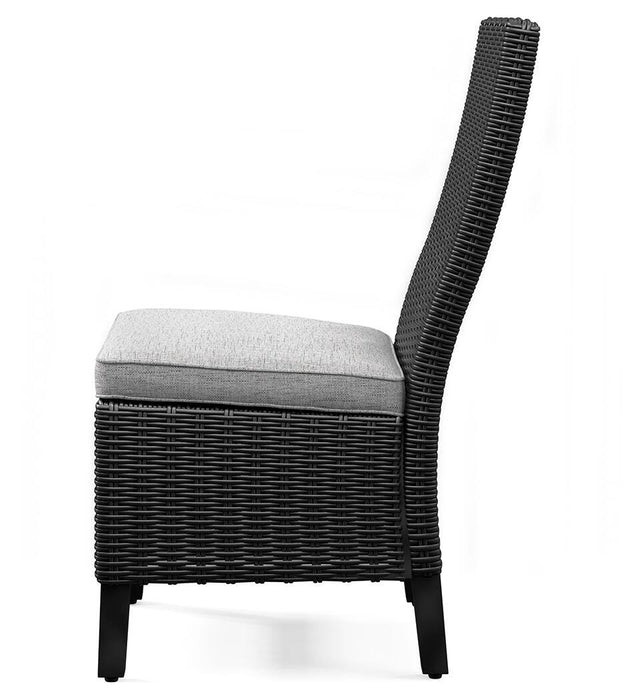 Beachcroft Outdoor Side Chair with Cushion (Set of 2) - CasaBella Furniture (San Antonio, TX)