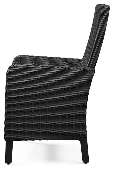 Beachcroft Outdoor Arm Chair with Cushion (Set of 2) - CasaBella Furniture (San Antonio, TX)