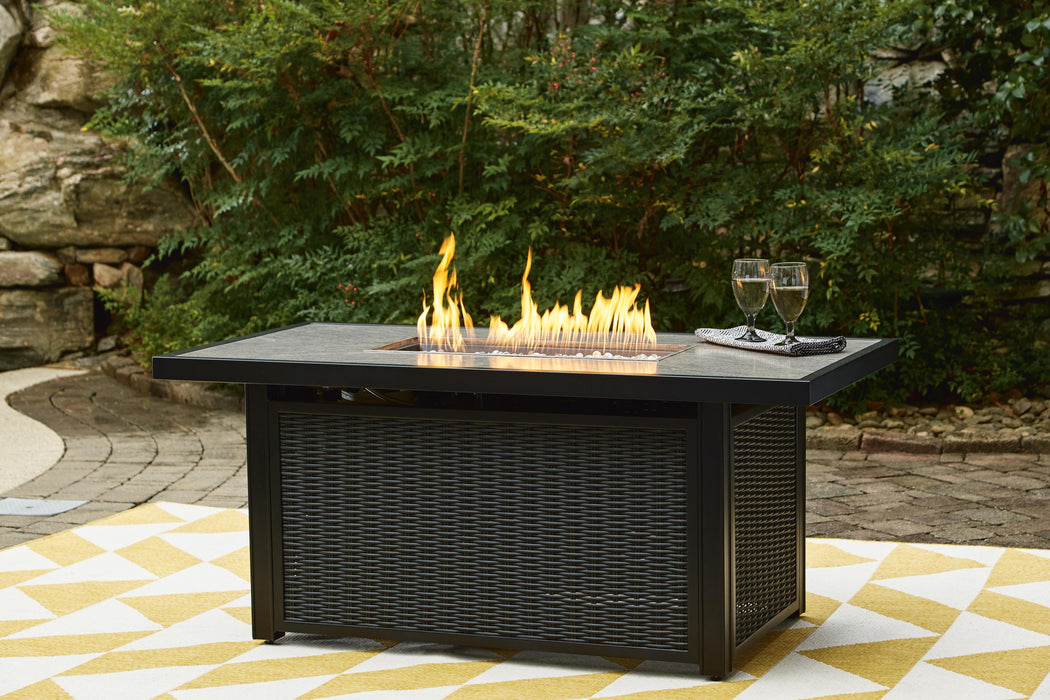 Beachcroft Outdoor Fire Pit Table - CasaBella Furniture (San Antonio, TX)