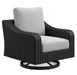 Beachcroft Outdoor Swivel Lounge with Cushion - CasaBella Furniture (San Antonio, TX)