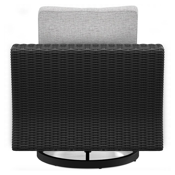 Beachcroft Outdoor Swivel Lounge with Cushion - CasaBella Furniture (San Antonio, TX)