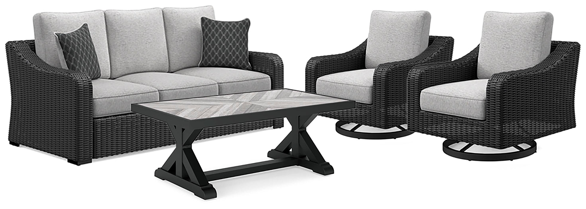 Beachcroft Outdoor Set - CasaBella Furniture (San Antonio, TX)
