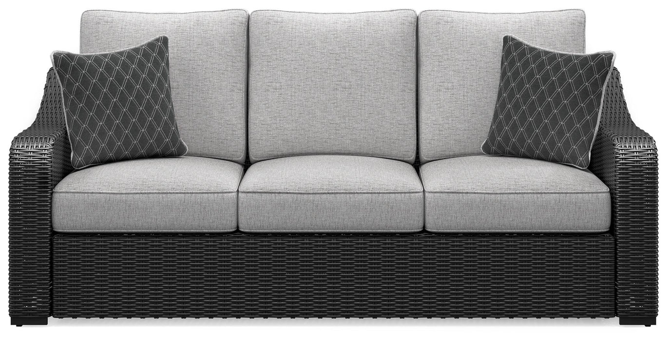Beachcroft Outdoor Sofa with Cushion - CasaBella Furniture (San Antonio, TX)