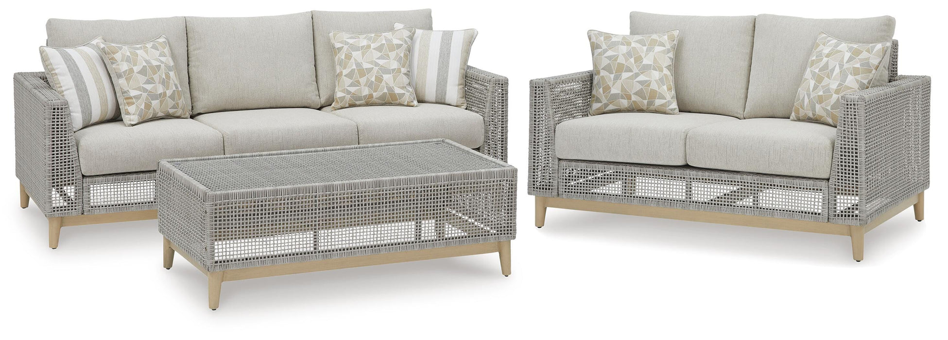Seton Creek Outdoor Seating Set - CasaBella Furniture (San Antonio, TX)