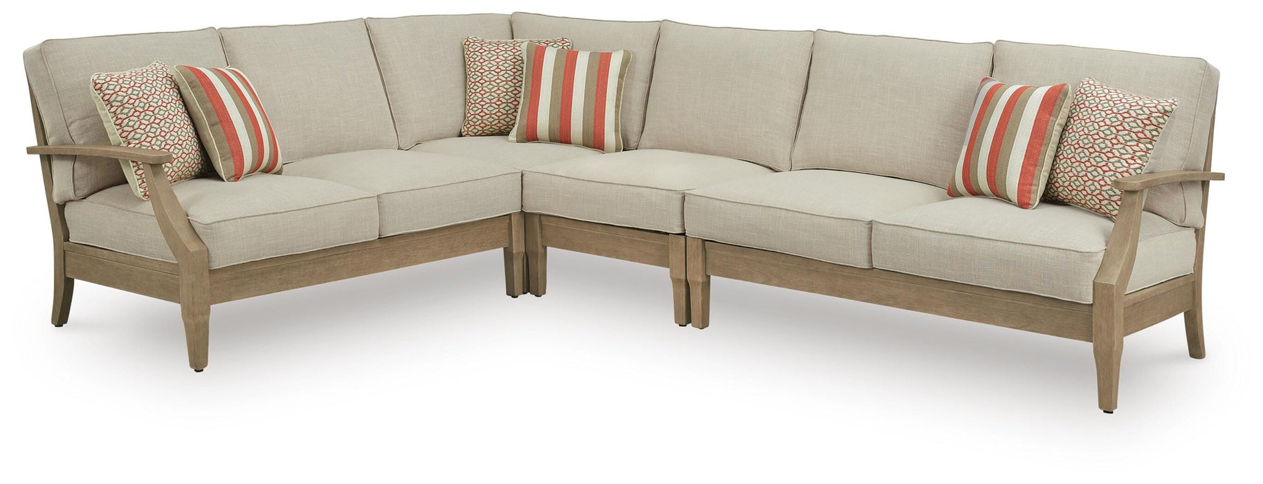 Clare View Outdoor Sectional - CasaBella Furniture (San Antonio, TX)