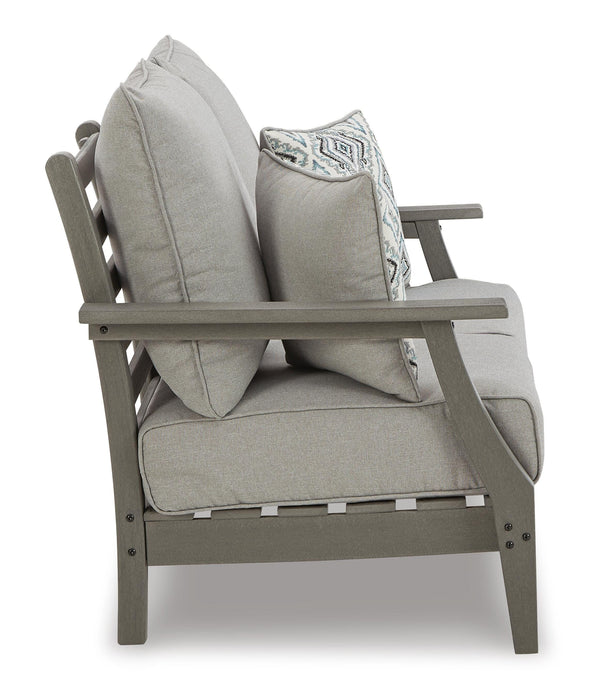 Visola Outdoor Sofa and Loveseat Set - CasaBella Furniture (San Antonio, TX)