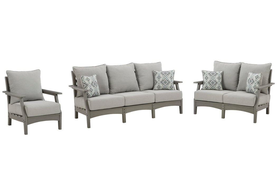 Visola Outdoor Seating Set - CasaBella Furniture (San Antonio, TX)