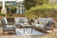 Visola Outdoor Sofa and Loveseat Set - CasaBella Furniture (San Antonio, TX)