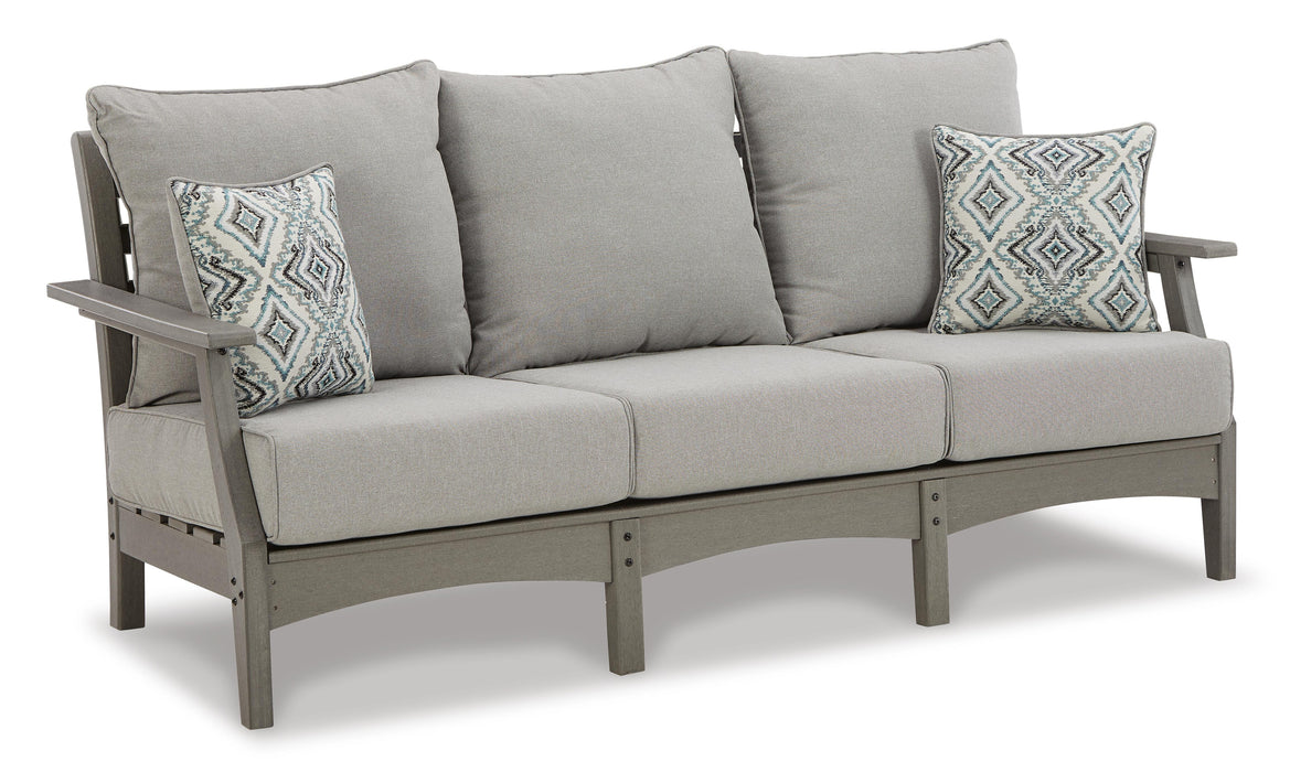 Visola Outdoor Sofa and Loveseat Set - CasaBella Furniture (San Antonio, TX)