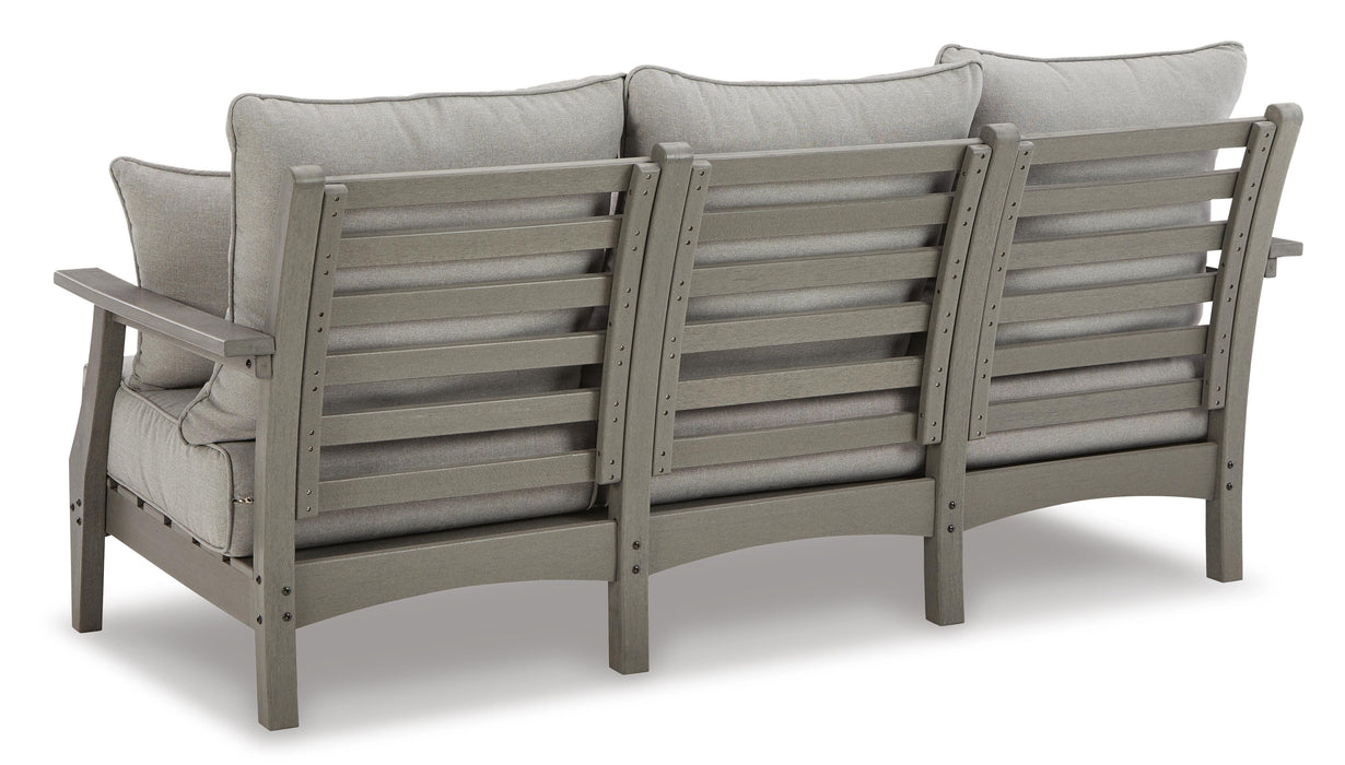 Visola Outdoor Sofa and Loveseat Set - CasaBella Furniture (San Antonio, TX)
