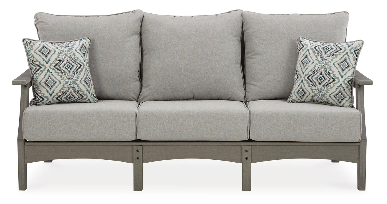 Visola Outdoor Sofa and Loveseat Set - CasaBella Furniture (San Antonio, TX)
