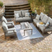 Visola Outdoor Sofa and Loveseat Set - CasaBella Furniture (San Antonio, TX)