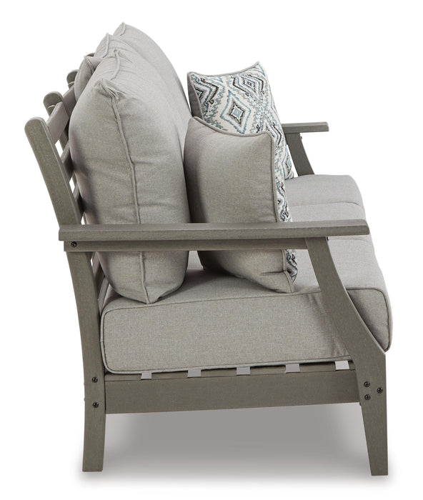 Visola Outdoor Sofa and Loveseat Set - CasaBella Furniture (San Antonio, TX)