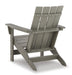 Visola Outdoor Adirondack Chair Set with End Table - CasaBella Furniture (San Antonio, TX)