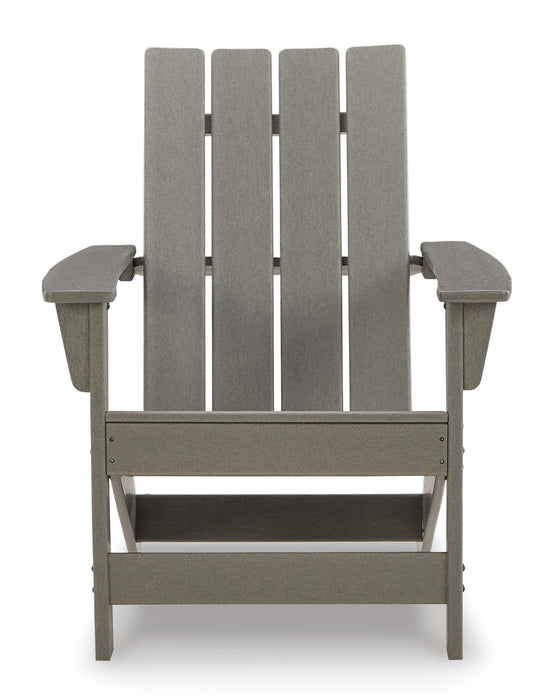 Visola Outdoor Adirondack Chair Set with End Table - CasaBella Furniture (San Antonio, TX)