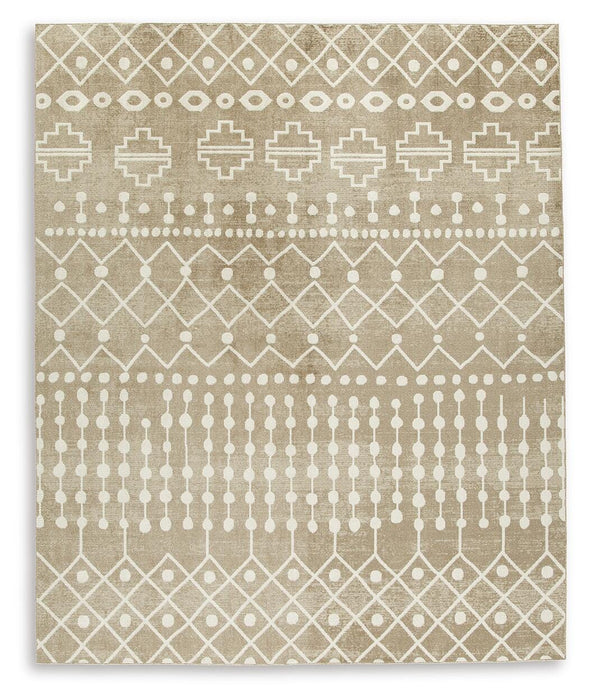 Bunchly 7'10" x 10'3" Washable Rug - CasaBella Furniture (San Antonio, TX)