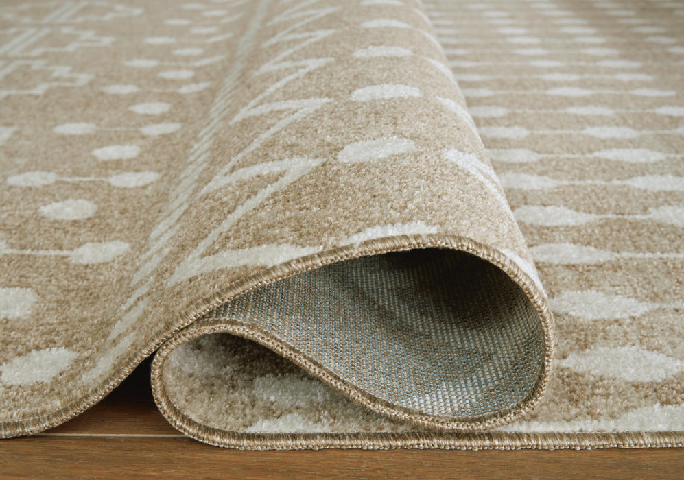 Bunchly 7'10" x 10'3" Washable Rug - CasaBella Furniture (San Antonio, TX)