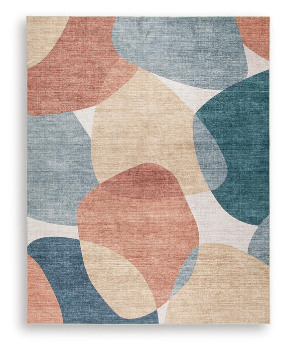 Chanleigh Washable 7'6" x 9'6" Area Rug - CasaBella Furniture (San Antonio, TX)