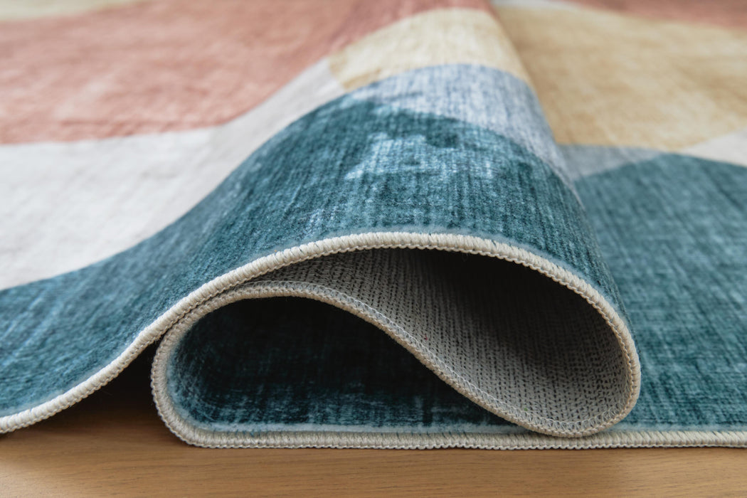 Chanleigh Washable 7'6" x 9'6" Area Rug - CasaBella Furniture (San Antonio, TX)