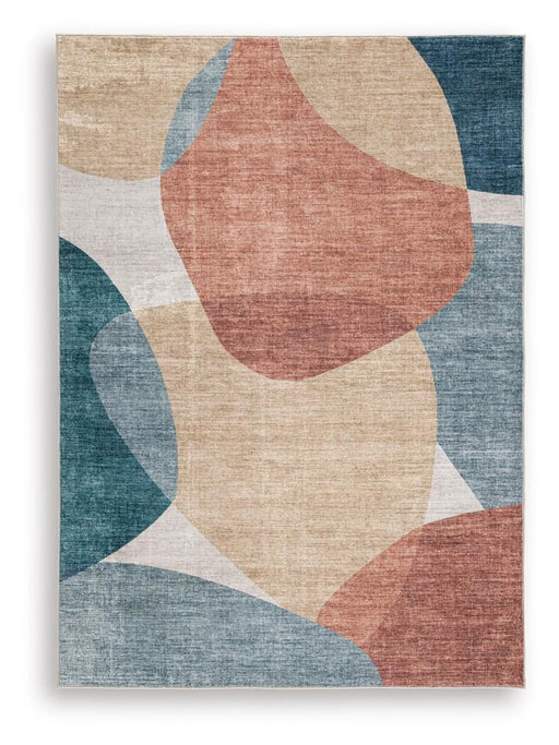 Chanleigh Washable 5' x 7' Area Rug - CasaBella Furniture (San Antonio, TX)