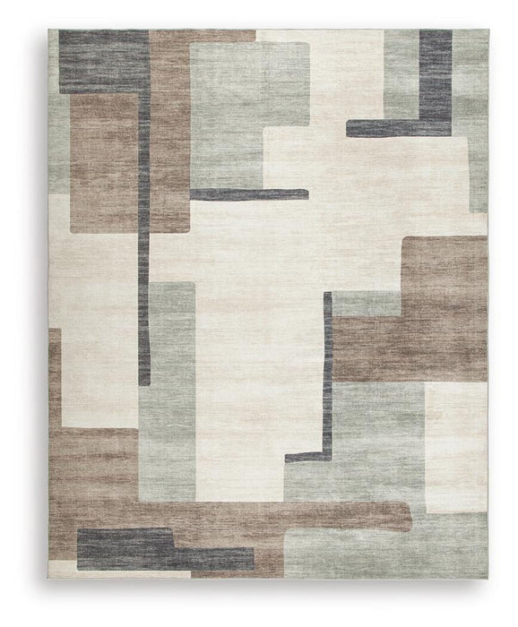 Larkport Washable Area Rug - CasaBella Furniture (San Antonio, TX)