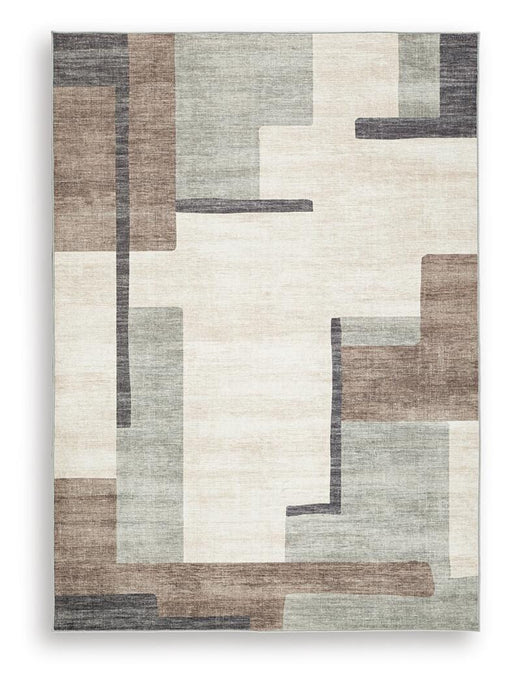 Larkport Washable Area Rug - CasaBella Furniture (San Antonio, TX)