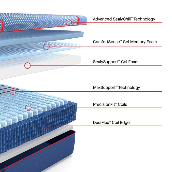 High Point II Hybrid Mattress - CasaBella Furniture (San Antonio, TX)