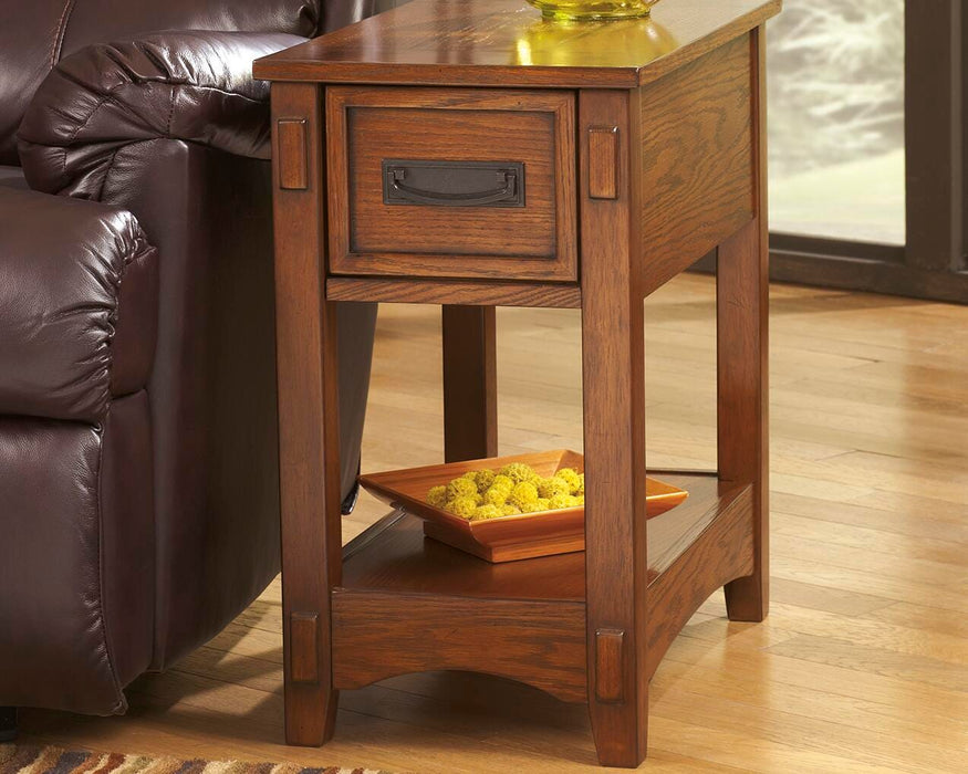 Breegin Chairside End Table - CasaBella Furniture (San Antonio, TX)