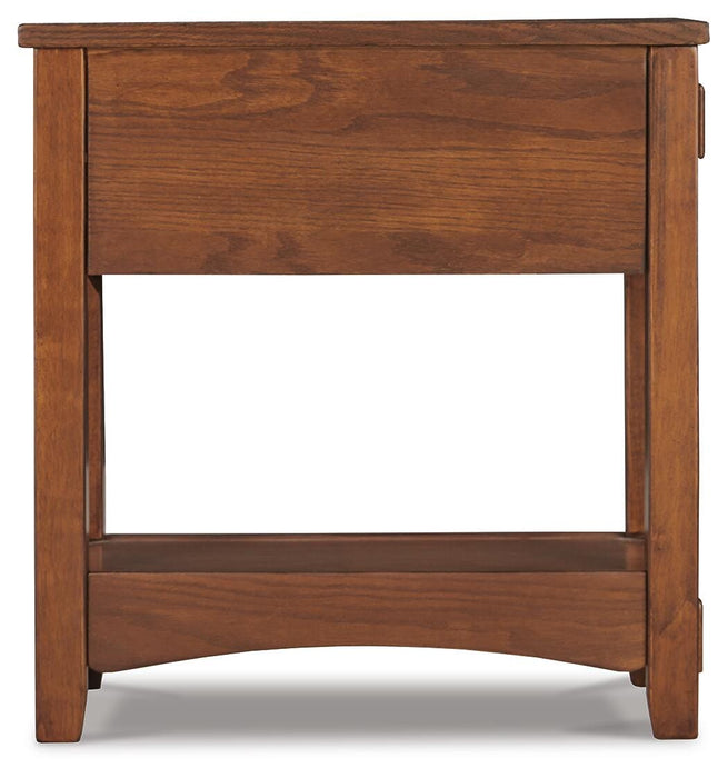 Breegin Chairside End Table - CasaBella Furniture (San Antonio, TX)