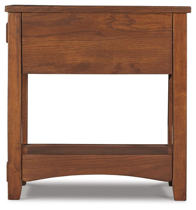Breegin Chairside End Table - CasaBella Furniture (San Antonio, TX)