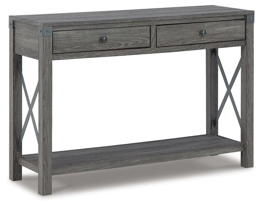 Freedan Sofa/Console Table - CasaBella Furniture (San Antonio, TX)