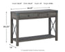 Freedan Sofa/Console Table - CasaBella Furniture (San Antonio, TX)