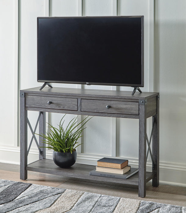 Freedan Sofa/Console Table - CasaBella Furniture (San Antonio, TX)