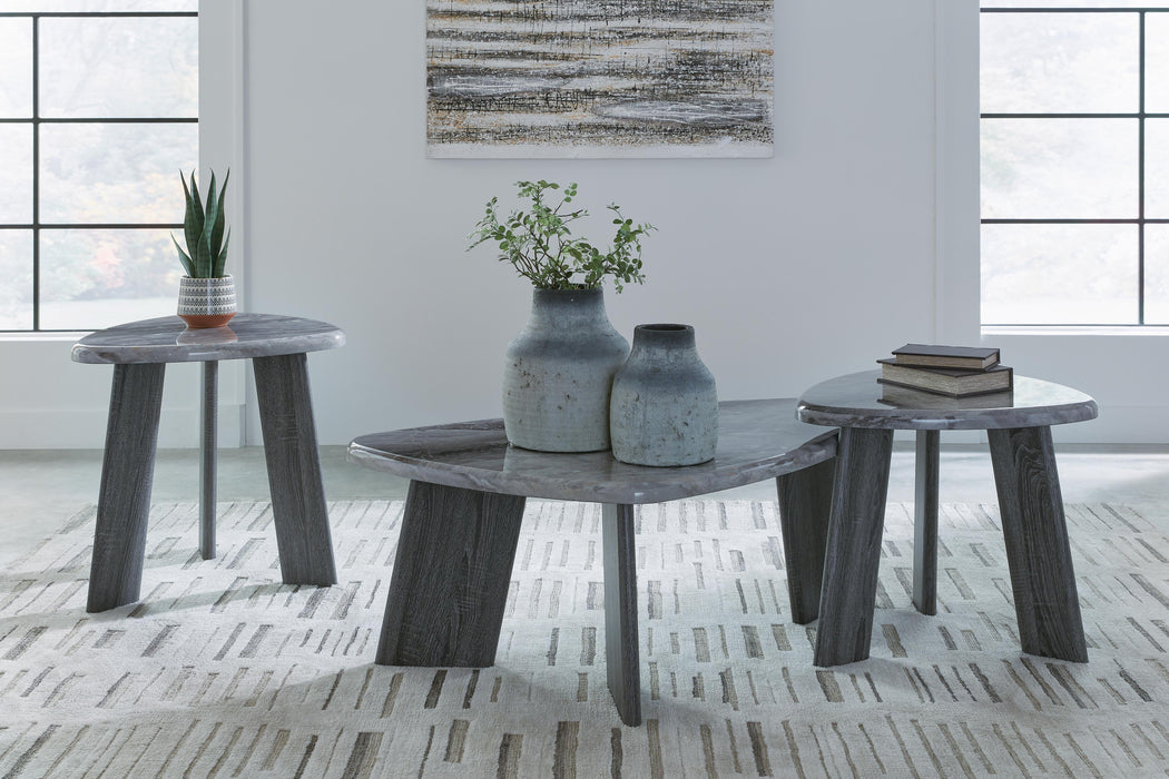 Bluebond Table (Set of 3) - CasaBella Furniture (San Antonio, TX)