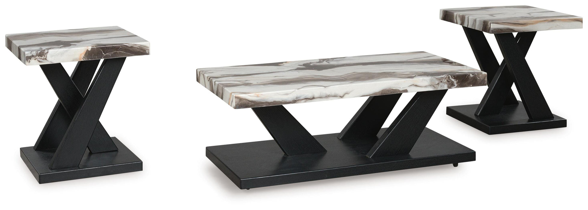 Cendill Table (Set of 3) - CasaBella Furniture (San Antonio, TX)