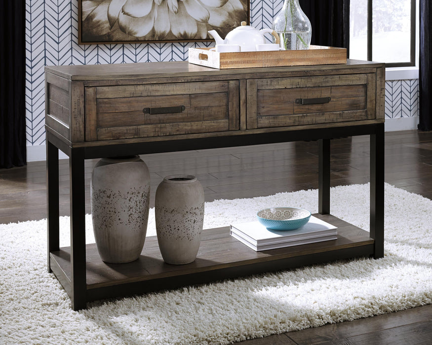 Johurst Sofa/Console Table - CasaBella Furniture (San Antonio, TX)