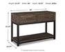 Johurst Sofa/Console Table - CasaBella Furniture (San Antonio, TX)