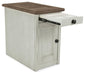Bolanburg Chairside End Table with USB Ports & Outlets - CasaBella Furniture (San Antonio, TX)