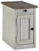 Bolanburg Chairside End Table with USB Ports & Outlets - CasaBella Furniture (San Antonio, TX)