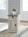 Bolanburg Chairside End Table with USB Ports & Outlets - CasaBella Furniture (San Antonio, TX)