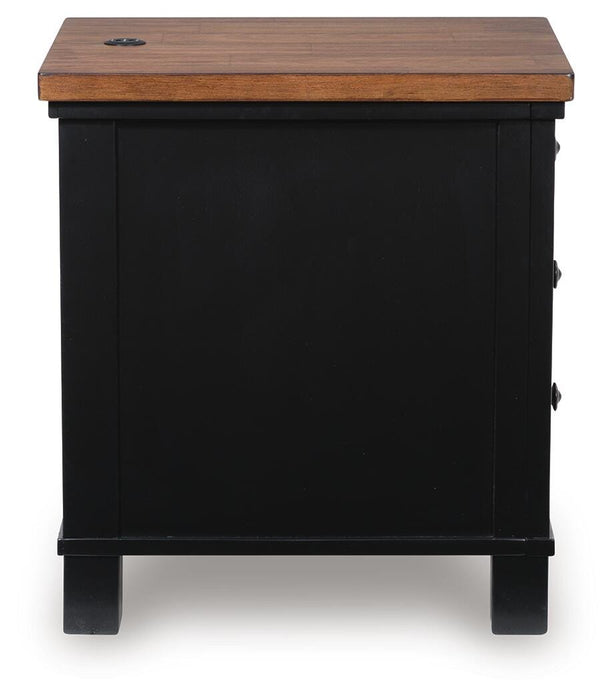 Wildenauer Chairside End Table - CasaBella Furniture (San Antonio, TX)