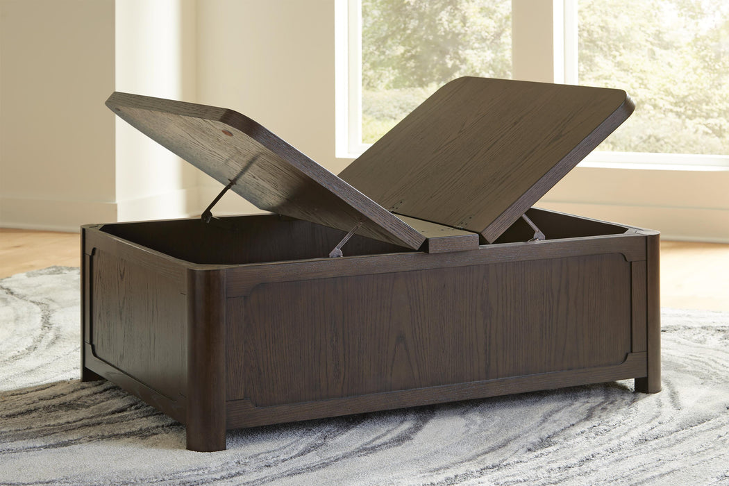 Breckington Coffee Table With Storage - CasaBella Furniture (San Antonio, TX)