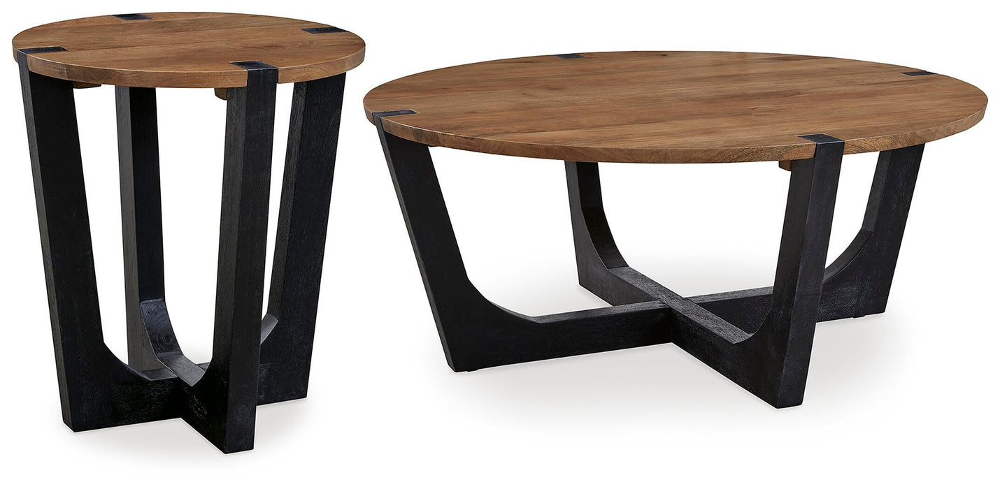 Hanneforth Occasional Table Set - CasaBella Furniture (San Antonio, TX)