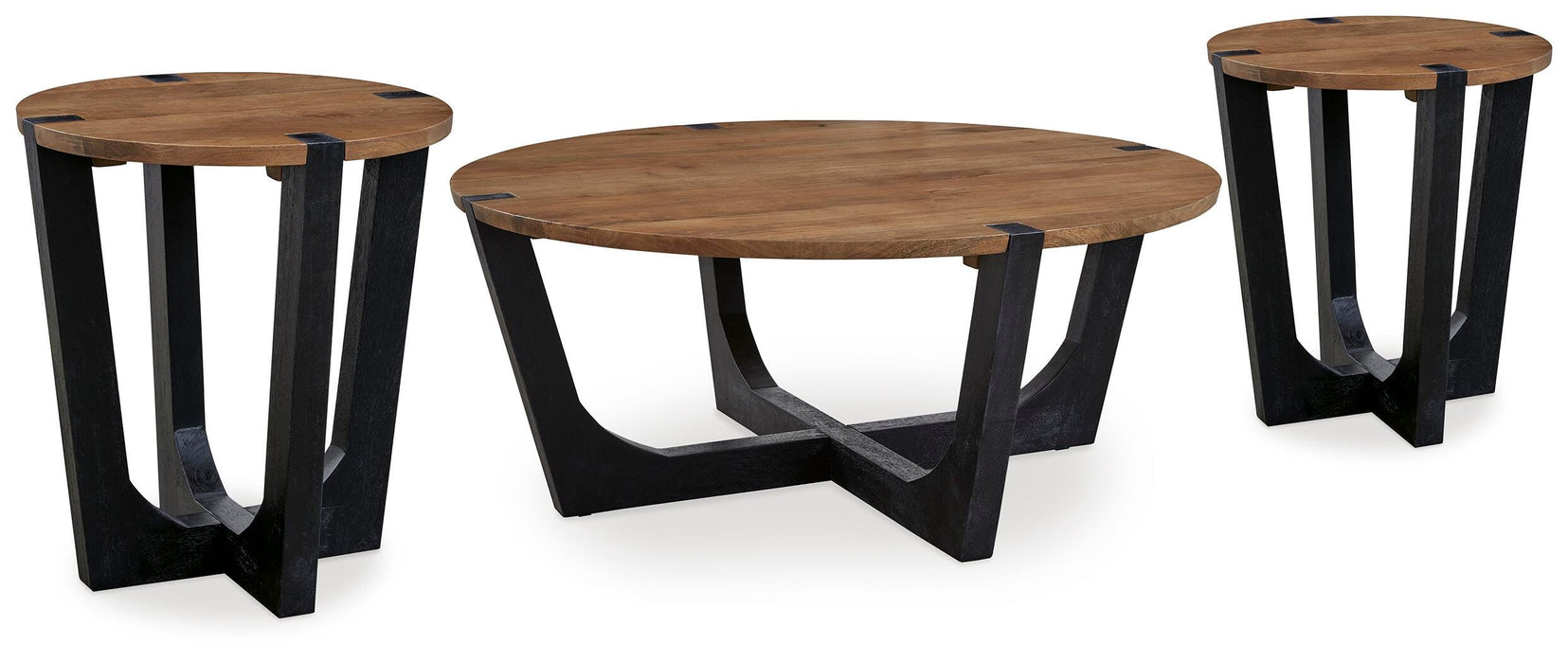 Hanneforth Occasional Table Set - CasaBella Furniture (San Antonio, TX)