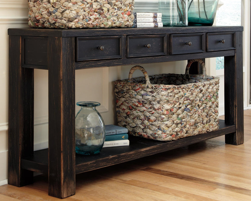 Gavelston Sofa/Console Table - CasaBella Furniture (San Antonio, TX)