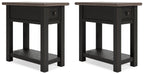 Tyler Creek End Table Set - CasaBella Furniture (San Antonio, TX)