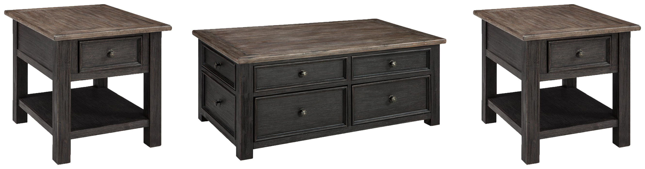 Tyler Creek Occasional Table Set - CasaBella Furniture (San Antonio, TX)
