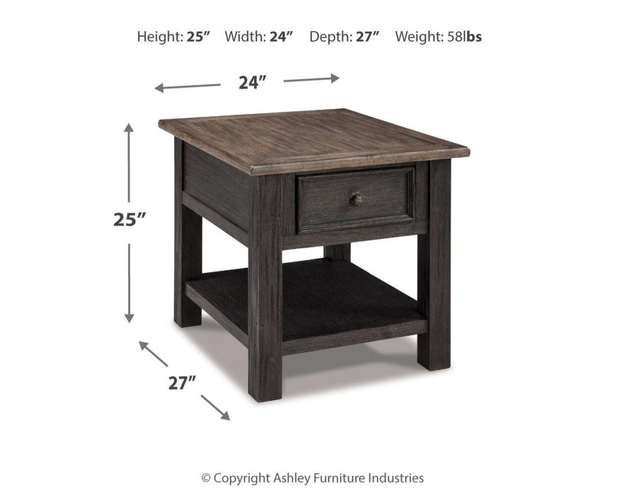 Tyler Creek End Table Set - CasaBella Furniture (San Antonio, TX)