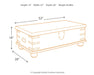 Carynhurst Coffee Table with Lift Top - CasaBella Furniture (San Antonio, TX)