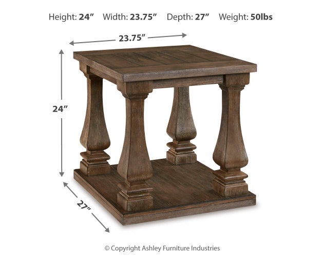 Johnelle End Table - CasaBella Furniture (San Antonio, TX)